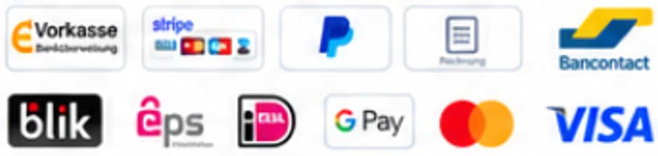 Modes de paiement acceptés