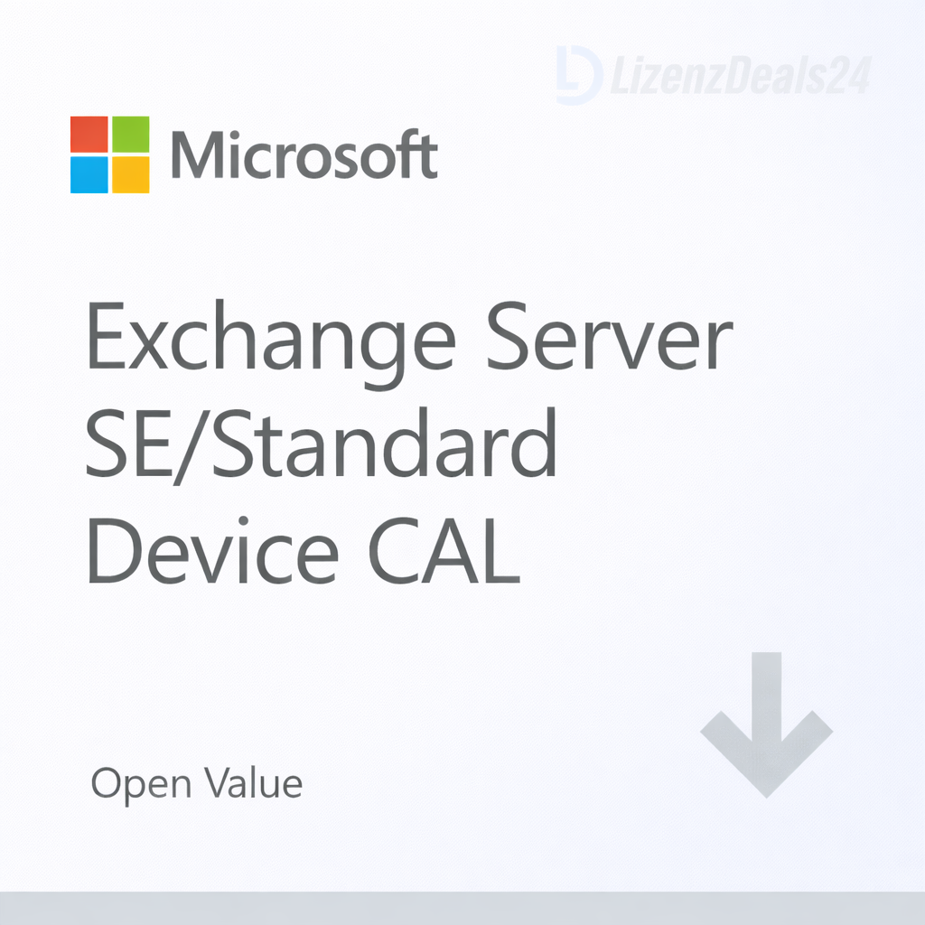 Licence d'accès client (CAL) par appareil pour Microsoft Exchange Server Standard SE – Open Value