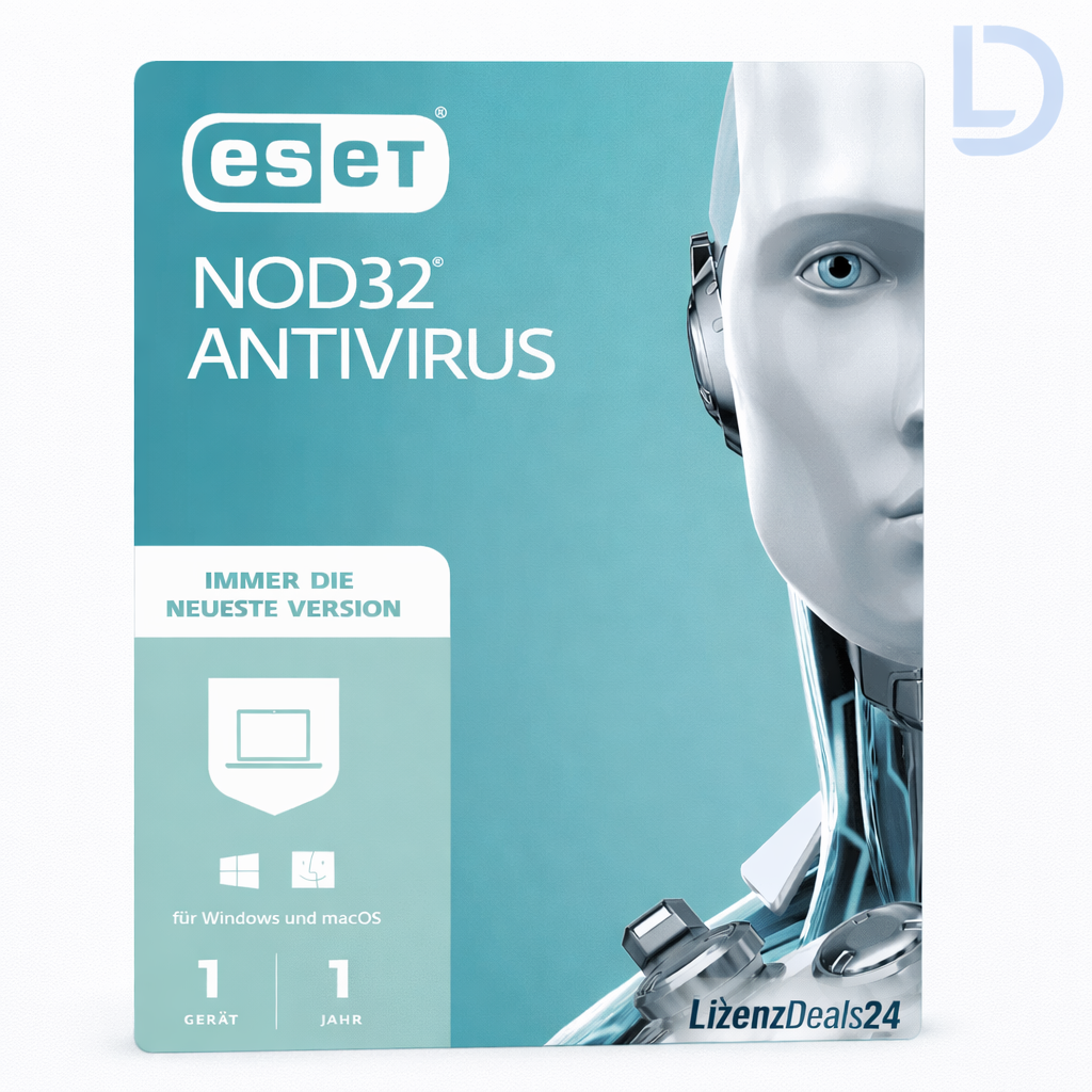 ESET NOD32 Antivirus – 1 an – Windows et macOS 