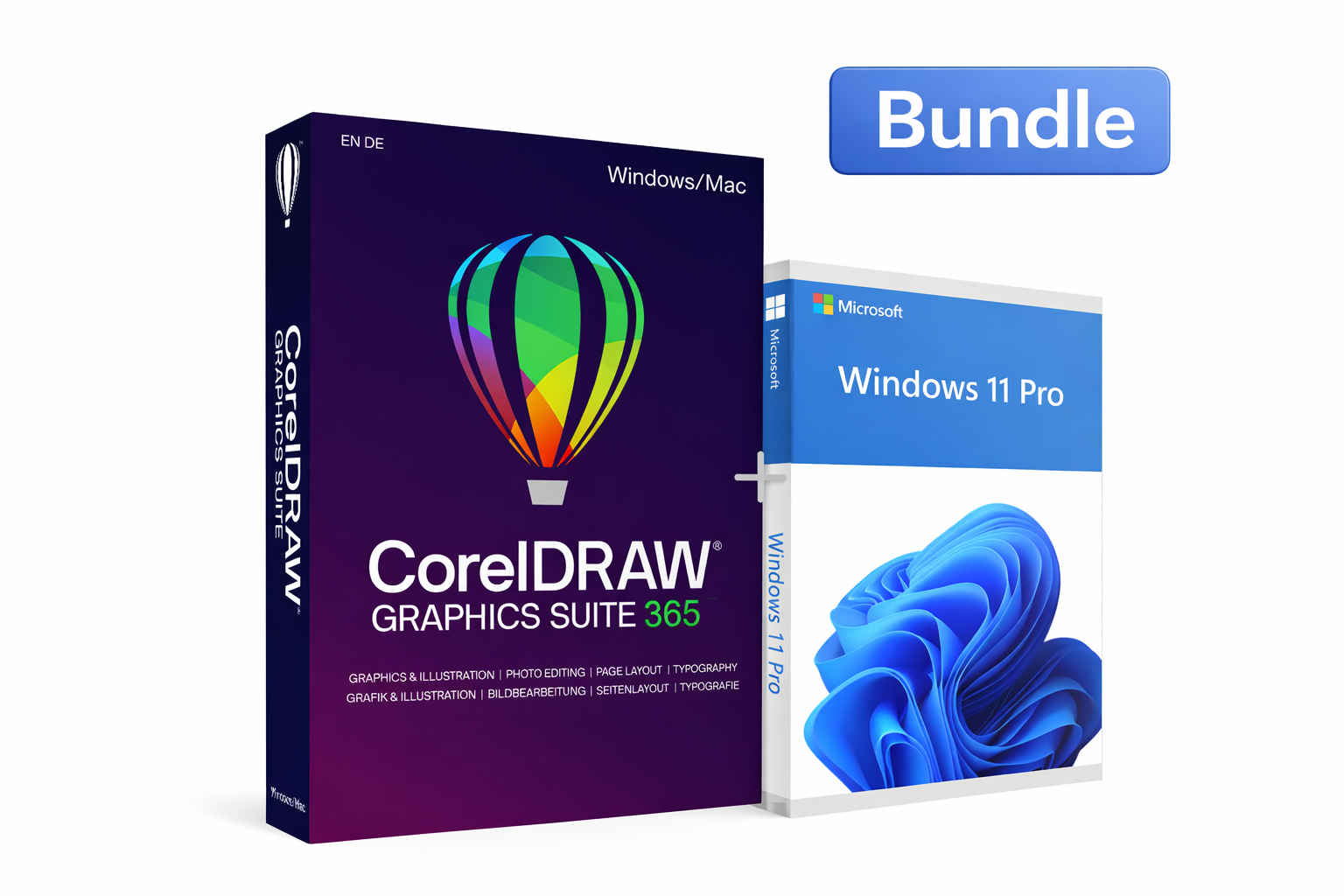 Pack CorelDRAW Graphics Suite 365 + Windows 11 Pro