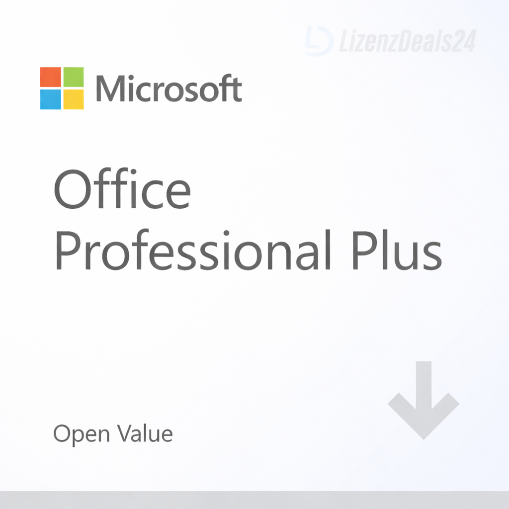 Microsoft Office Professional Plus – Open Value – 3 ans de Software Assurance 