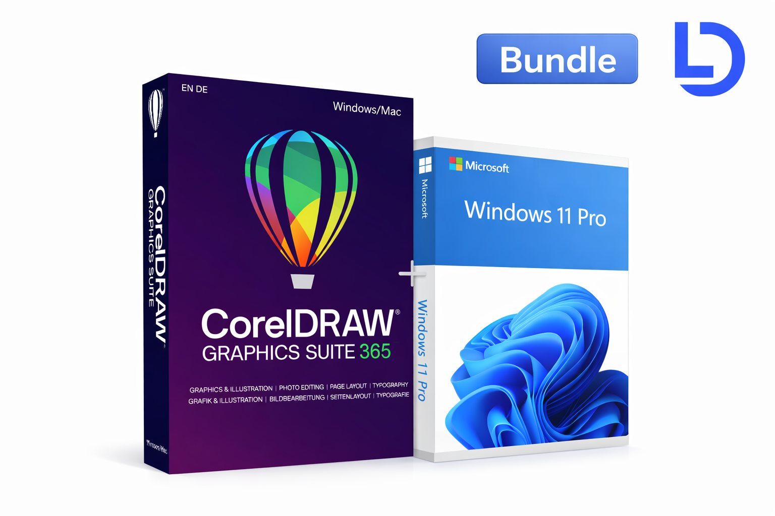 Pack CorelDRAW Graphics Suite 365 + Windows 11 Pro