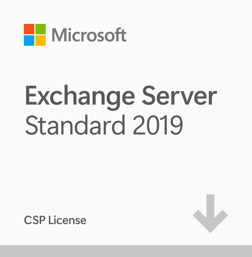 Microsoft Exchange Server Standard 2019 – CSP – Licence permanente – Sur site