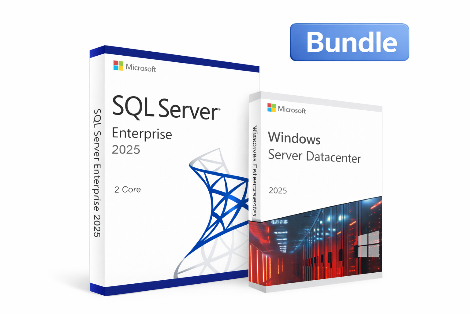 Pack Microsoft Windows Server 2025 Datacenter + SQL Server 2025 Enterprise