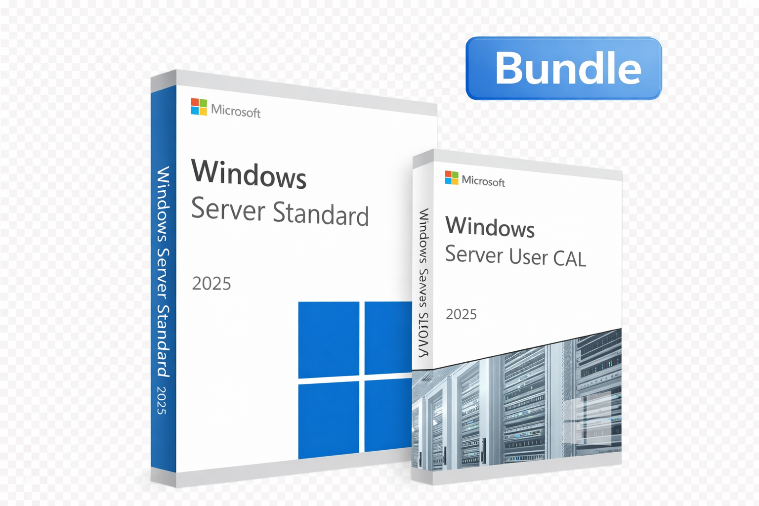 Microsoft Windows Server 2025 Standard + pack de 10 licences d'accès client (CAL) 