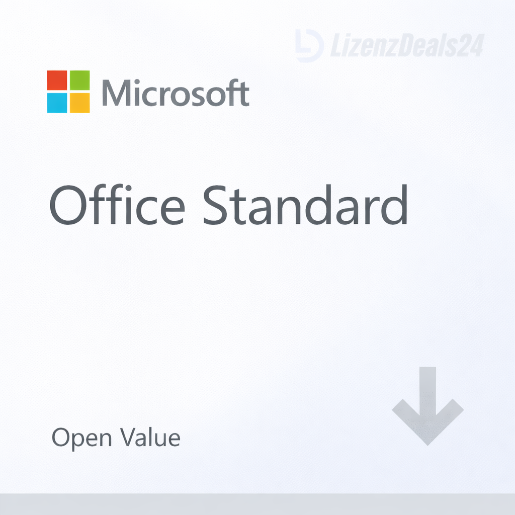 Microsoft Office Standard – Open Value – 3 ans de Software Assurance
